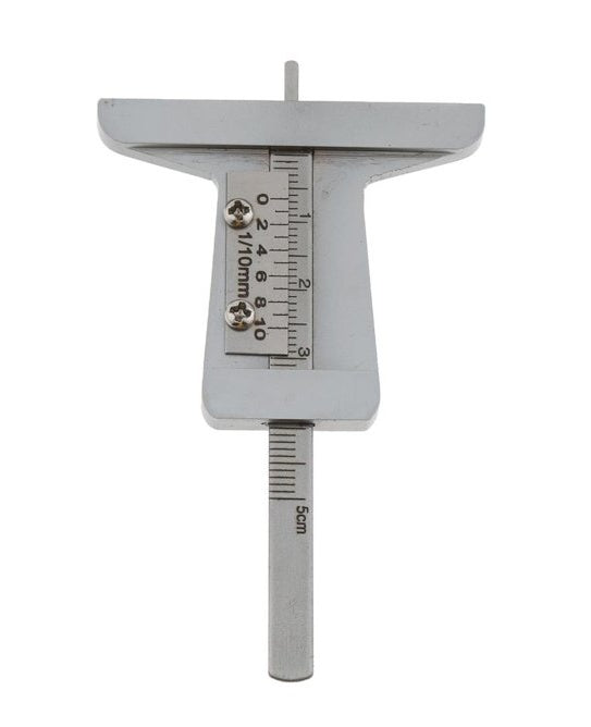 TIRE TREAD DEPTH GAUGE | STAINLESS STEEL | 0-50 MM (TG001)