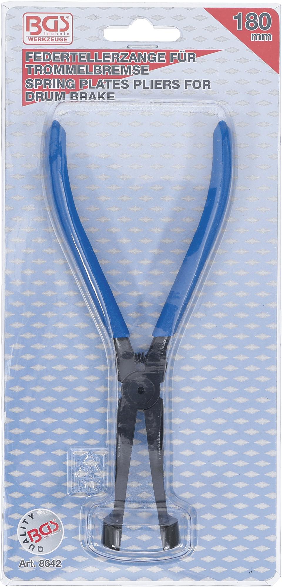 SPRING PLATE PLIERS | FOR DRUM BRAKES (8642)