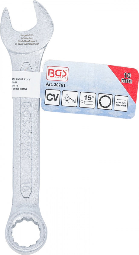 COMBINATION SPANNER | EXTRA SHORT | 10 MM (30761)
