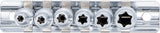 SOCKET SET, E-TYPE, DEEP | 6.3 MM (1/4") DRIVE | E4 - E10 | 6 PCS. (6403)