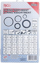 O-RING ASSORTMENT | XXL | Ø 18 - 50 MM | 285 PCS. (8105)