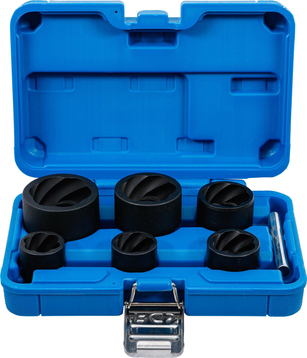 TWIST SOCKET SET (SPIRAL PROFILE) / SCREW EXTRACTOR | 12.5 MM (1/2") + 20 MM (3/4") DRIVE | 22 - 41 MM | 6 PCS. (5268)