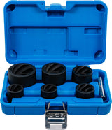 TWIST SOCKET SET (SPIRAL PROFILE) / SCREW EXTRACTOR | 12.5 MM (1/2") + 20 MM (3/4") DRIVE | 22 - 41 MM | 6 PCS. (5268)