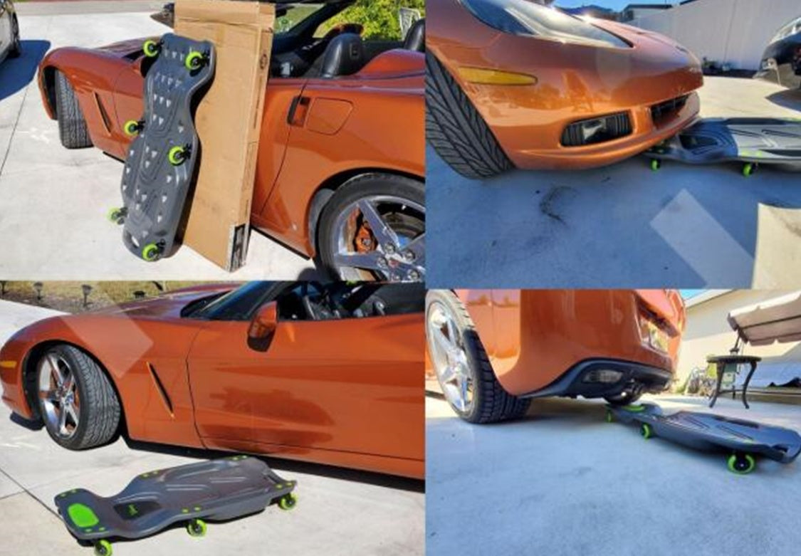 CREEPER WITH WHEELS | PROFI | 42" | 100% HDPE | WITH TOOL TRAY (PC42T)