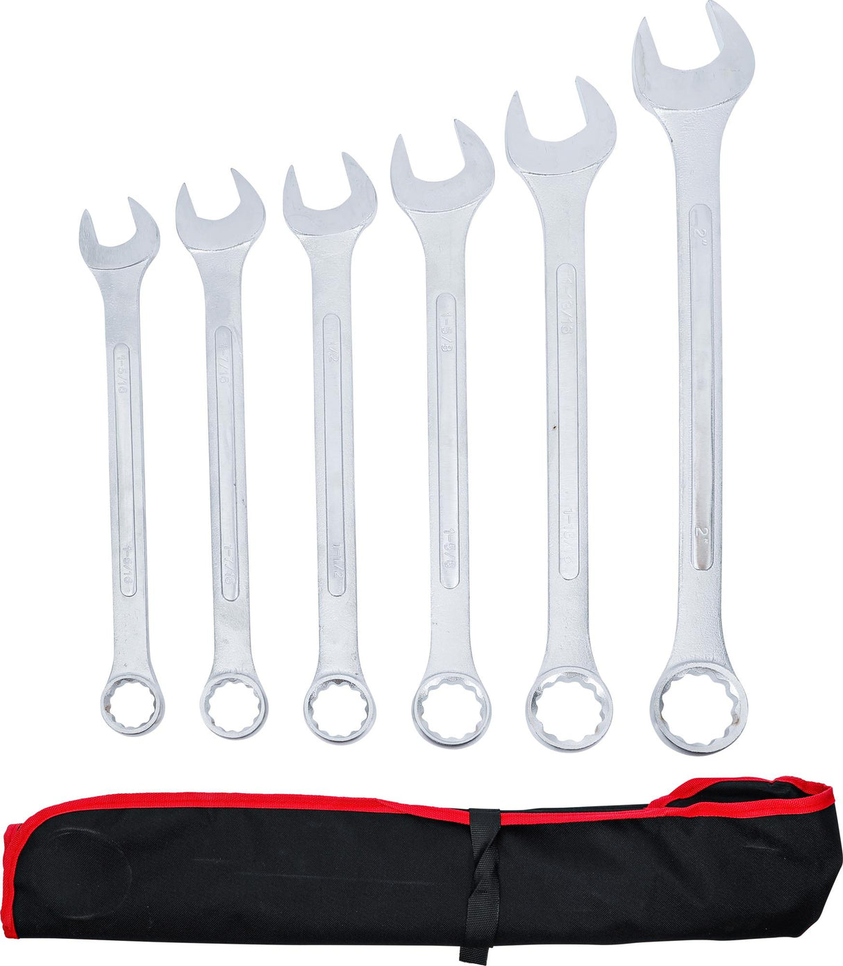 COMBINATION SPANNER SET | XXL | INCH SIZES | 1.5/16" - 2" | 6 PCS. (71026)