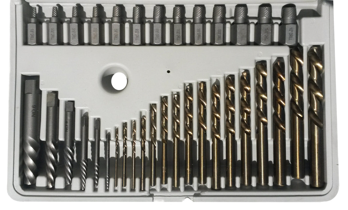 BROKEN BOLT DRILL BIT AND BIT SET | 35 PCS. (8462M)