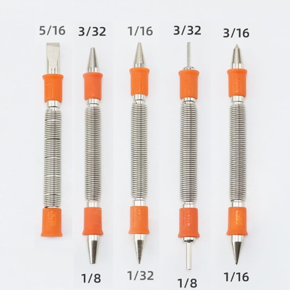 AUTOMATIC CENTER PUNCH SET | DOUBLE HEADED | 5 PCS. (DCP5S)