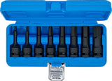 IMPACT BIT SOCKET SET | 12.5 MM (1/2") DRIVE | INTERNAL HEXAGON 5 - 19 MM | 8 PCS. (5481)