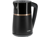 EL. KETTLE 1,7L, TEMP. CONTROL, BLACK (68217)