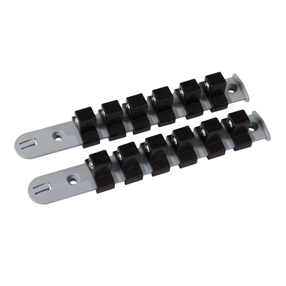 SOCKET HOLDERS 2 PCS. (6X2) 12 CLIPS 1/2" (SH02)