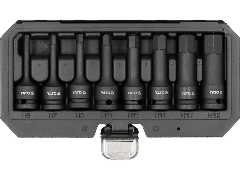 IMPACT BIT SOCKET SET HEX 8PCS 1/2" (YT-1066)