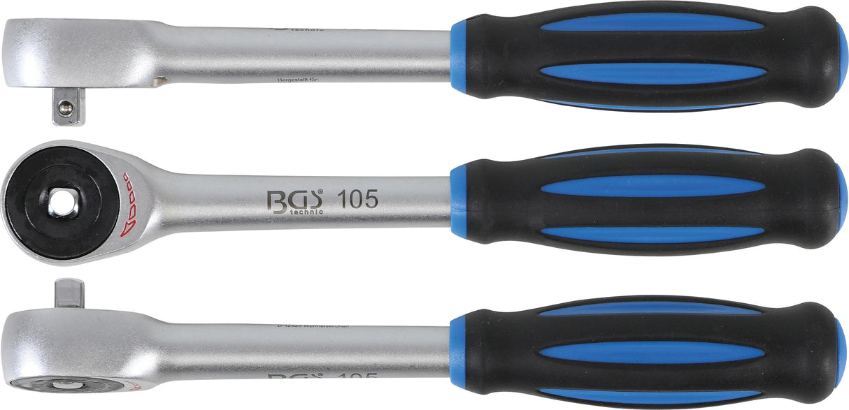 REVERSIBLE RATCHET WITH SPINNER HANDLE | 6.3 MM (1/4") (105)