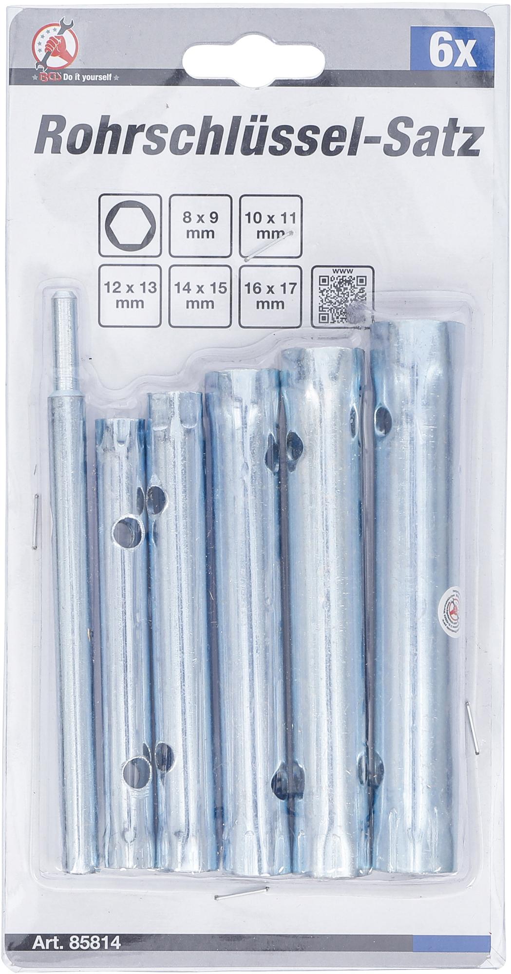 BOX SPANNER SET | 8 X 9 - 16 X 17 MM | 6 PCS. (85814)