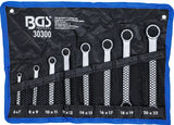 DOUBLE RING SPANNER SET | EXTRA FLAT | 6-22 MM | 8 PCS. (30300)