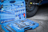SOCKET SET GEAR LOCK | 6.3 MM (1/4") DRIVE / 10 MM (3/8") / 12.5 MM (1/2") | 218 PCS. (2290)