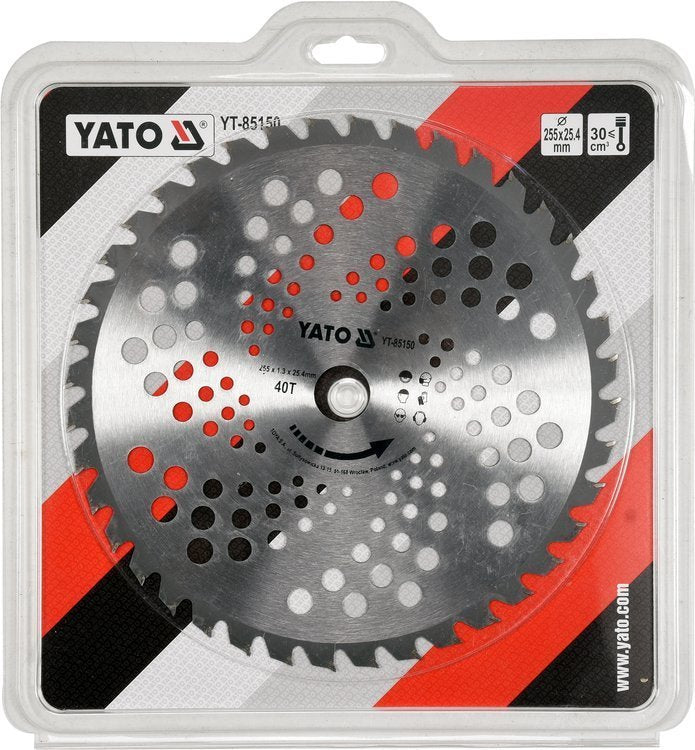 TCT BLADE FOR BRUSH CUTTERS 255MM 25,4MM (YT-85150)