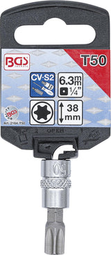 BIT SOCKET | 6.3 MM (1/4") DRIVE | T-STAR (FOR TORX) T50 (2164-T50)