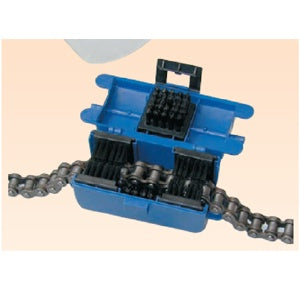 BOX WITH BRUSHES FOR LUBRICATING AND CLEANING MOTORCYCLE CHAIN (KA0401)