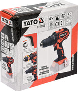 DRILL DRIVER 18V BL MOTOR 42NM - BODY (YT-82795)