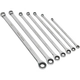 DOUBLE RING WRENCH SET WITH RATCHET | LONG TYPE | 8-19 MM | 7 PCS. (DR07)