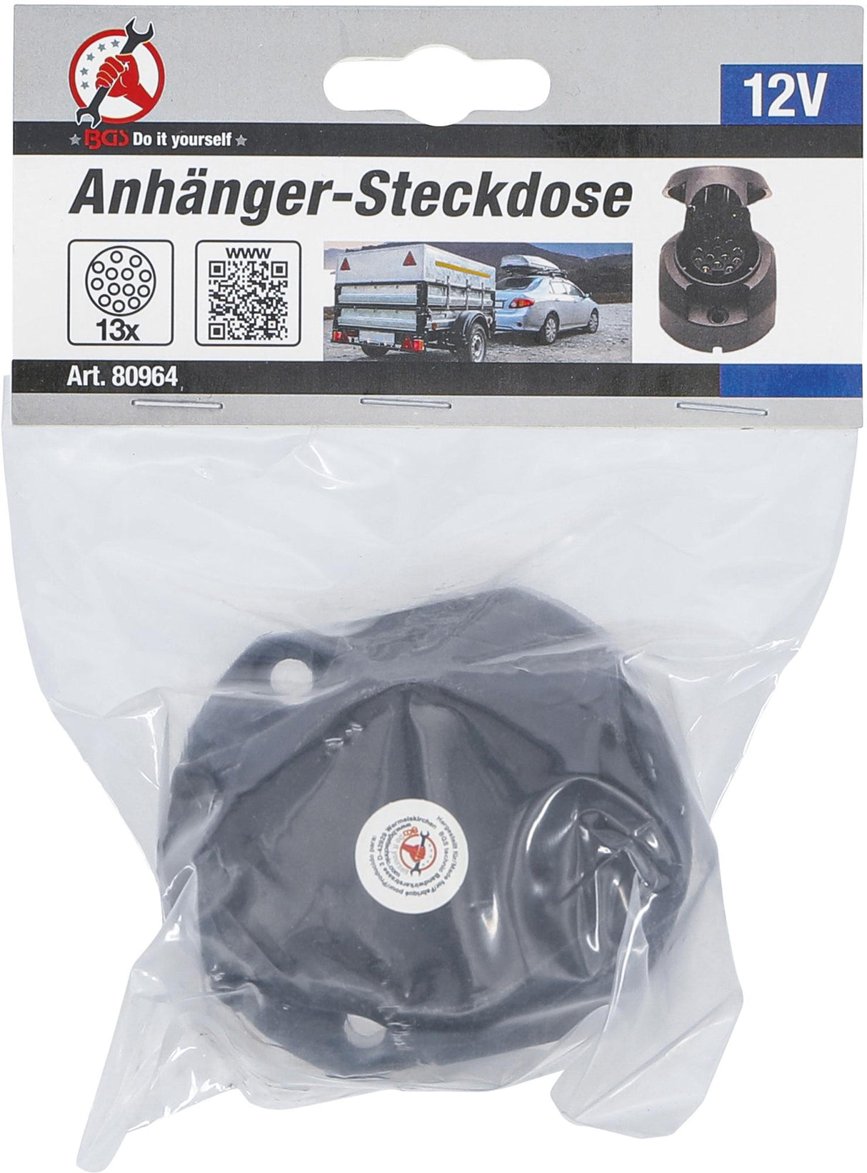 TRAILER SOCKET | 13- PIN (80964)