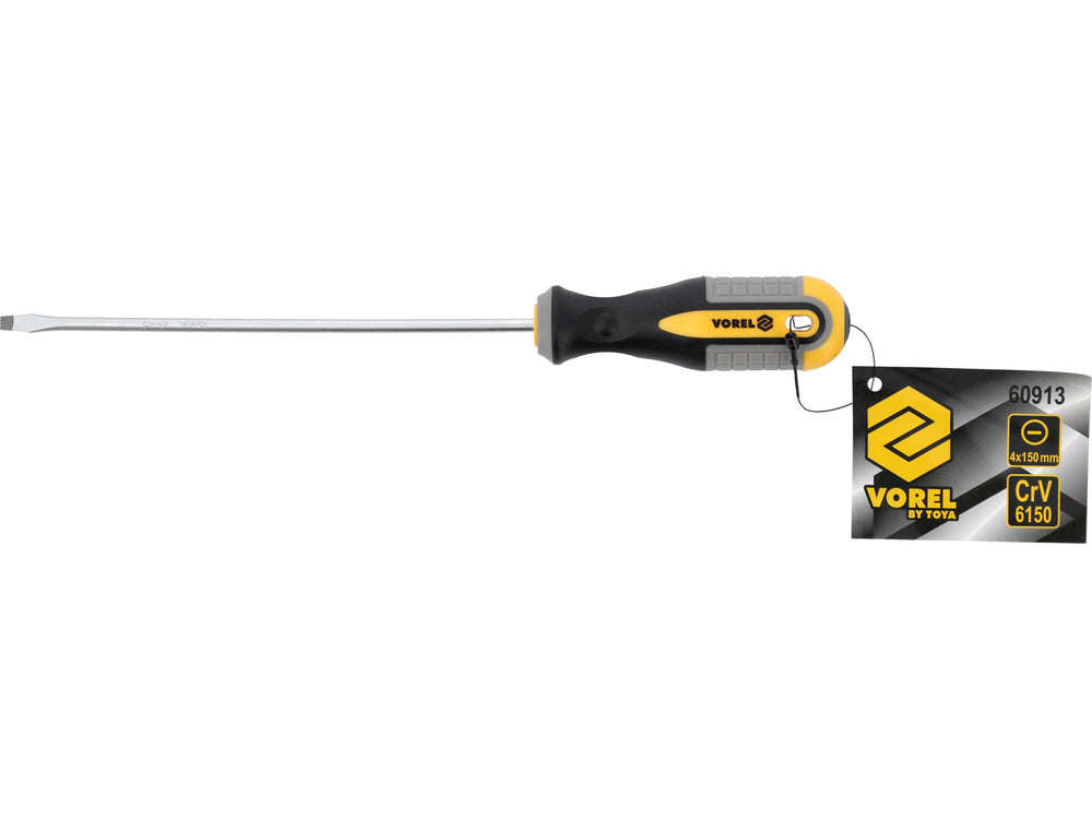 SLOTTED SCREWDRIVER 4X150MM (60913)