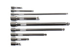 EXTENSION BAR SET | FLEX HANDLE | 6.3 MM (1/4") / 10 MM (3/8") / 12.5 MM (1/2") | 9 PCS. (KD146)