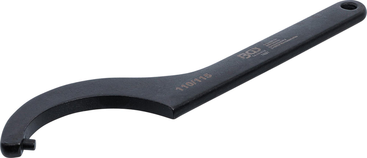HOOK WRENCH WITH PIN | 110 - 115 MM (74221B)