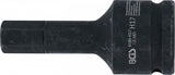 IMPACT BIT SOCKET | LENGTH 100 MM | 20 MM (3/4") DRIVE | INTERNAL HEXAGON 17 MM (6185-H17)