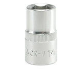 SOCKET 14MM 1/2" 6PT CV REGULAR (YT-1207)
