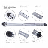 TORQUE WRENCH | EXTENSION BAR + 3 SOCKETS | 12.5 MM (1/2") | 28 - 210 NM (TW12)