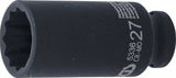 IMPACT SOCKET, 12-POINT, DEEP | 12.5 MM (1/2") DRIVE | 27 MM (5336)
