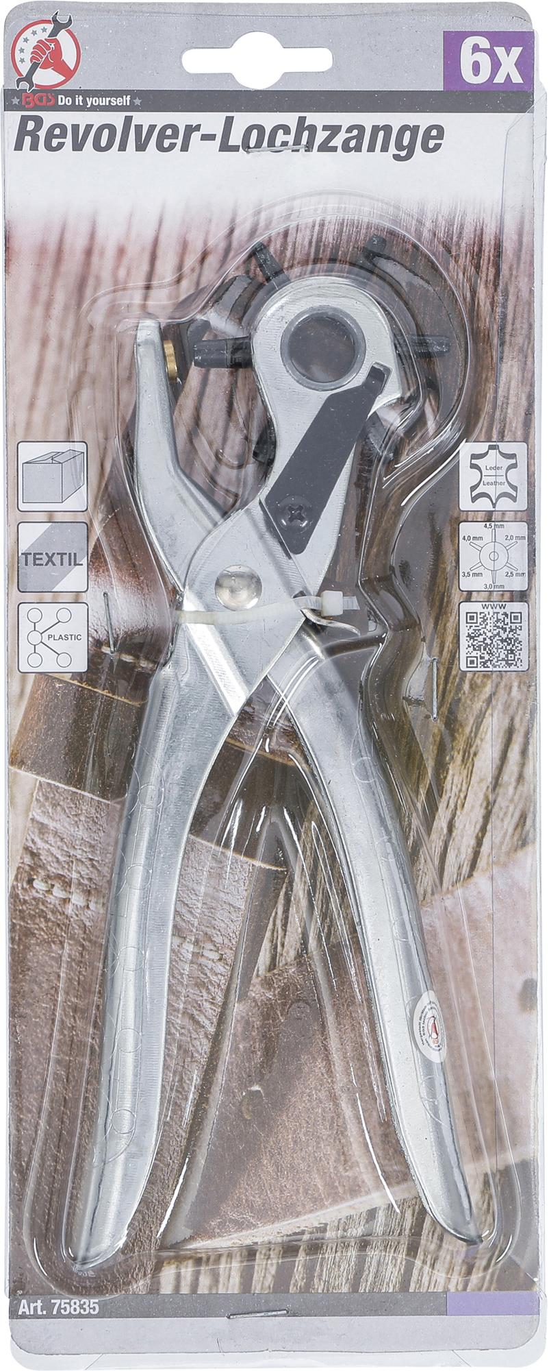 REVOLVING PUNCH PLIERS | 2 - 4.5 MM (75835)