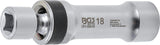SPARK PLUG SOCKET, 12-POINT, WITH RETAINING SPRING | 10 MM (3/8") DRIVE | 18 MM (6849)