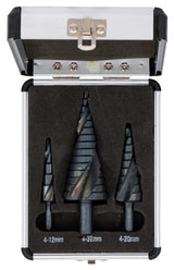 STEP DRILL BIT SET | HSS-STEEL (4241) | Ø 4 - 32 MM | 3 PCS. (91945)