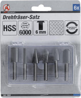 TAPER MILLING CUTTER SET | 6 PCS. (1604)