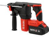 BRUSHLESS ROTARY HAMMER 18V SDS PLUS 2.5J - BATTERY 4 AH (YT-827721)