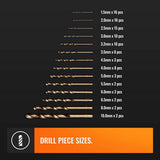 METAL DRILL BIT SET | (HSS-CO / INOX) COBALT M35 | COBALT ALLOY | 1.5 - 10 MM | 99 PCS. (DR397)