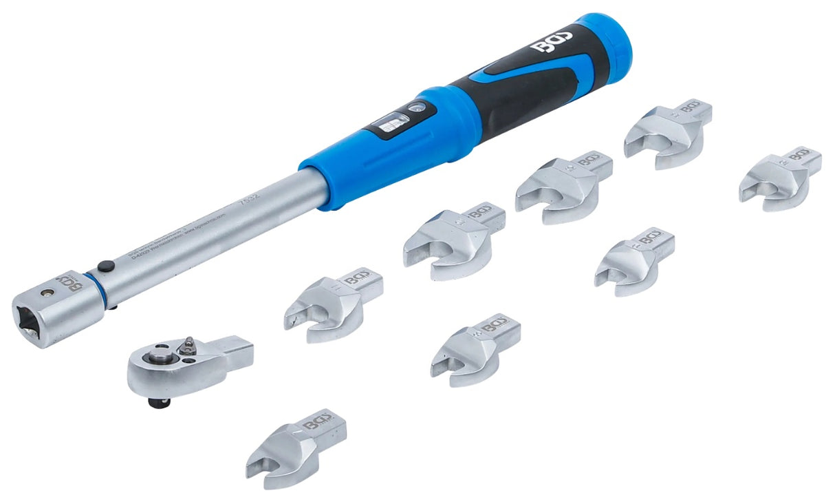 TORQUE WRENCH SET | DYNAMOMETER | FOR 9 X 12 MM INSERTS | 10 - 50 NM | 10 PCS (7532)