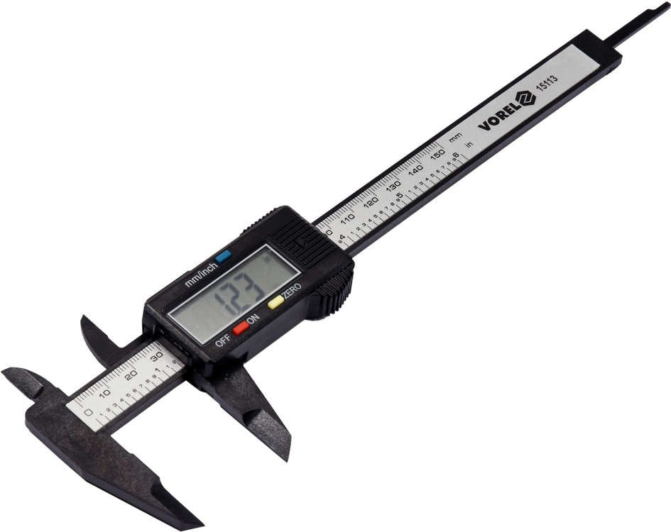CARBON FIBER VERNIER 150MM (15113V)