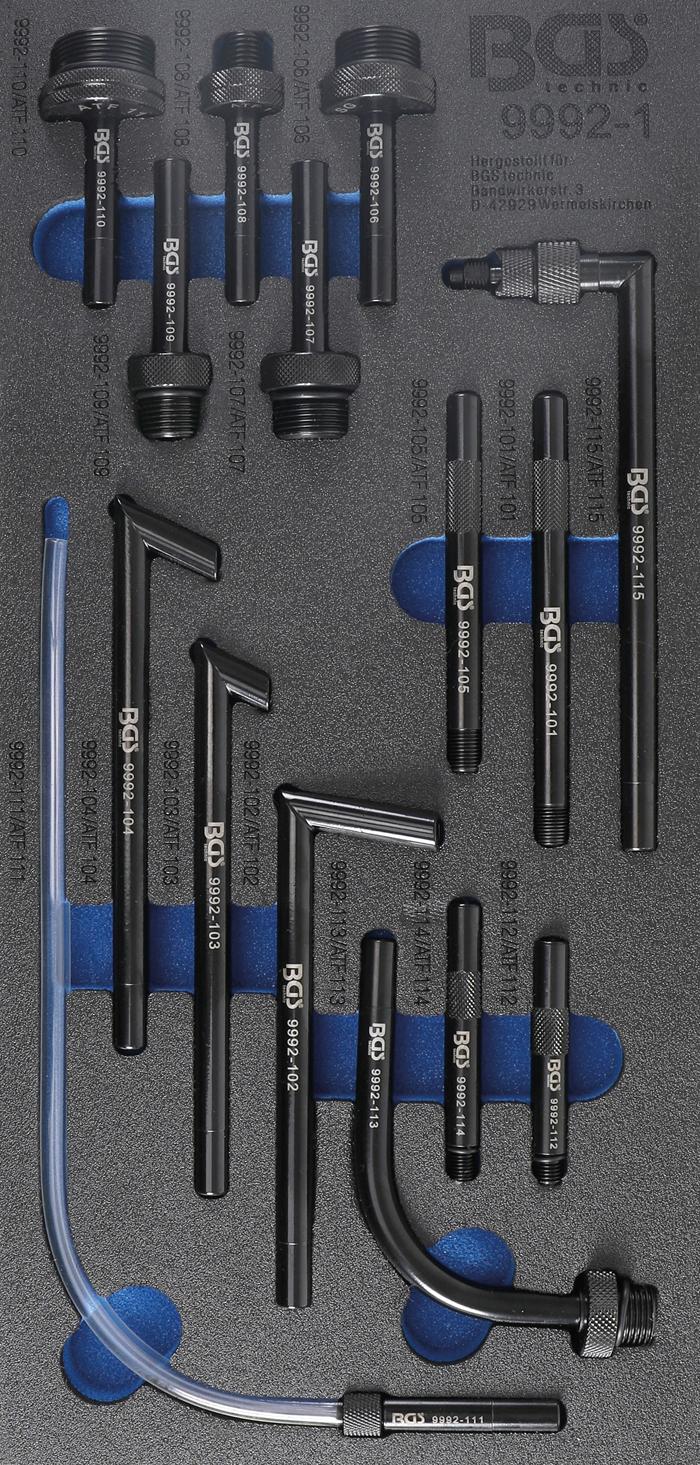 TRANSMISSION FILLING ADAPTOR SET | 15 PCS. (9992-1)