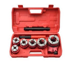 PIPE THREAD DIE SET WITH RATCHET | 1/4"-1,1/4" | 6 PCS. (EQ-7630)