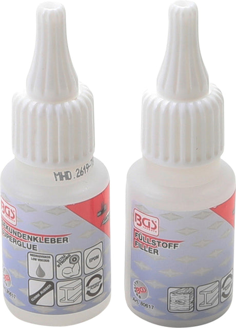 ADHESIVE REPAIR KIT | 2-COMPONENT GLUE | 20 G INDUSTRIAL ADHESIVE / 20 G GRANULATE (80617)
