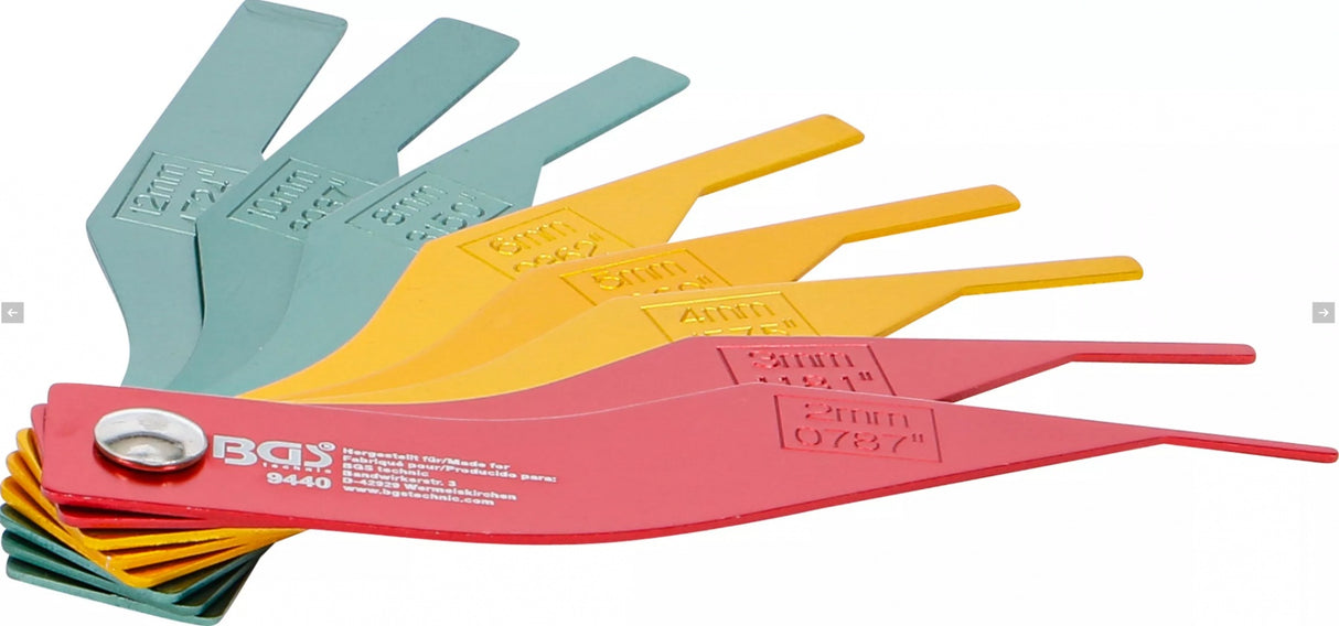 BRAKE LINING WEAR INDICATOR SET | ALUMINIUM | 8 PCS. (9440)