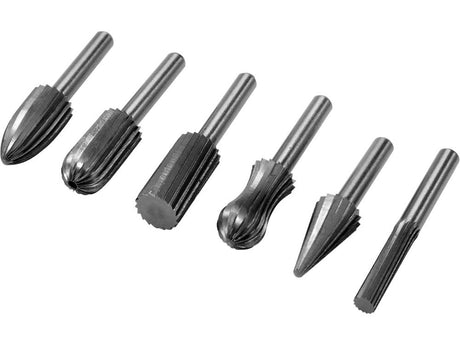 SET OF 6PCS ROTARY FILES FOR METAL (YT-61711)