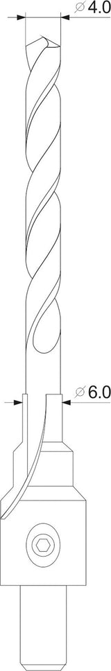 CONFIRMAT SCREW DRILL BIT 4-6MM (YT-33021)