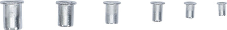 RIVET NUTS ASSORTMENT | ALUMINIUM | 150 PCS. (14127)