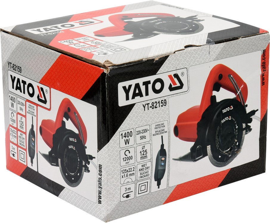 TILES CUTTER 125MM 1400W WET&DRY (YT-82159)