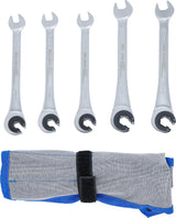 RATCHET COMBINATION WRENCH SET | OPEN | 5 PCS. (30836)