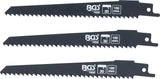 RECIPROCATING SAW BLADE SET | FOR WOOD | FOR BGS 7367 | 3 PCS. (74530)